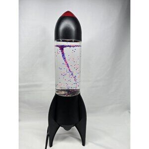 Vintage Kenart Cyclone Tornado Water Lamp Rocket Ship – Space Decor- Retro